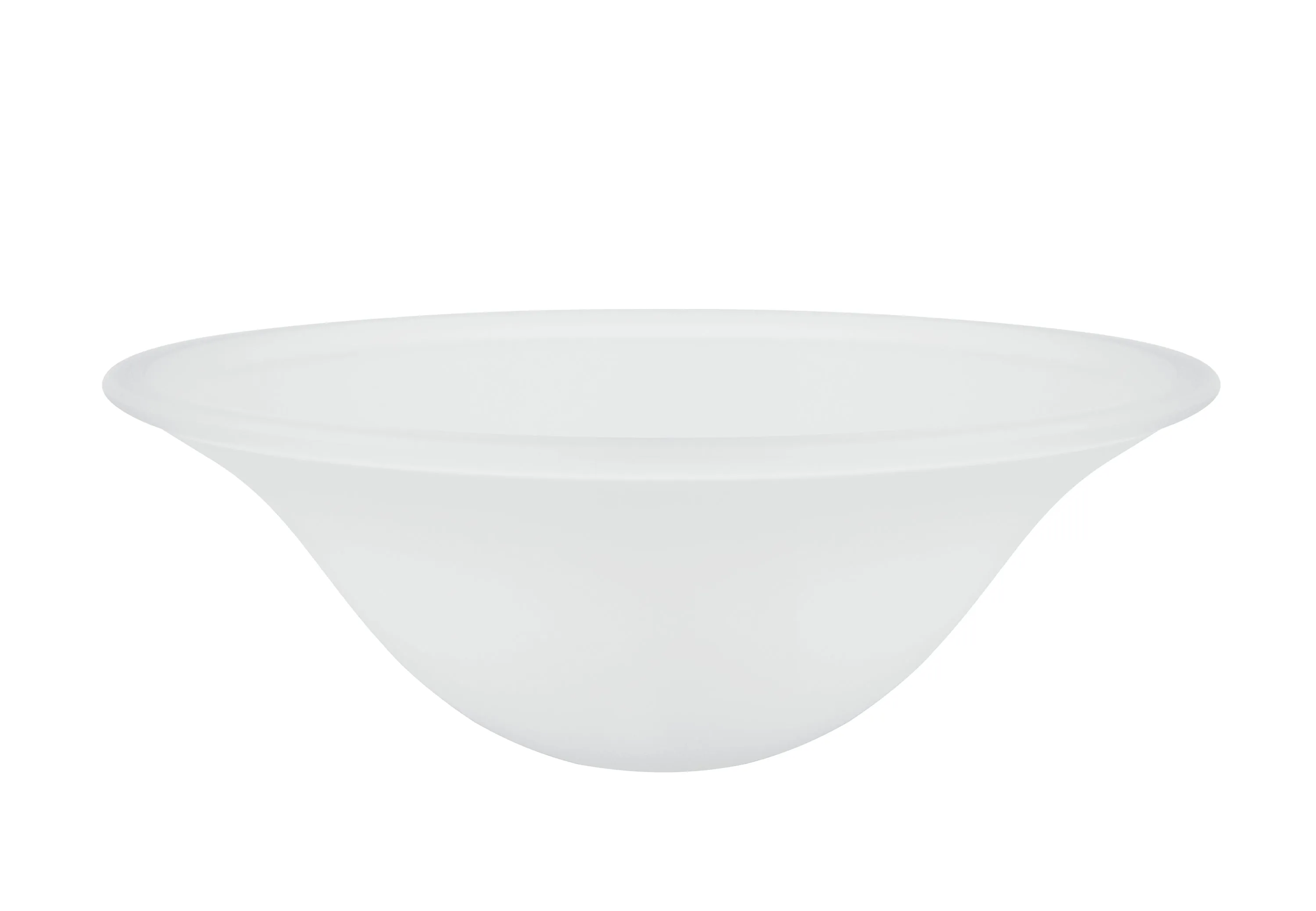 # 23100-01 Frosted Transitional Style Replacement Torchiere Glass Shade, 5" high x 12-7/8" diameter