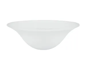 # 23100-01 Frosted Transitional Style Replacement Torchiere Glass Shade, 5" high x 12-7/8" diameter