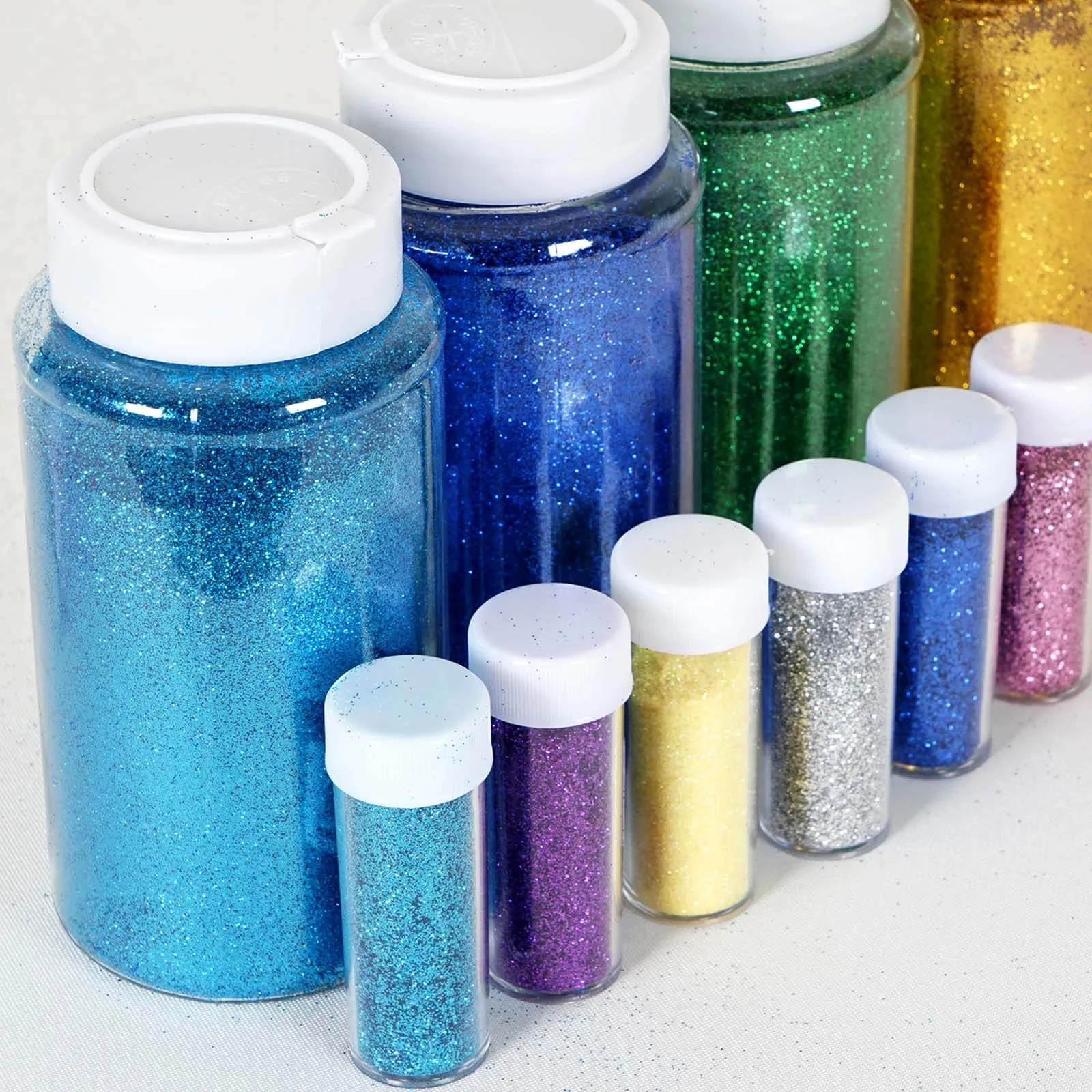 1 lb Bottle Nontoxic Silver DIY Arts and Crafts Extra Fine Glitter