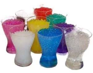 10G Crystal Soil Water Beads Jelly Ball Vase Filler Home Wedding Decorations