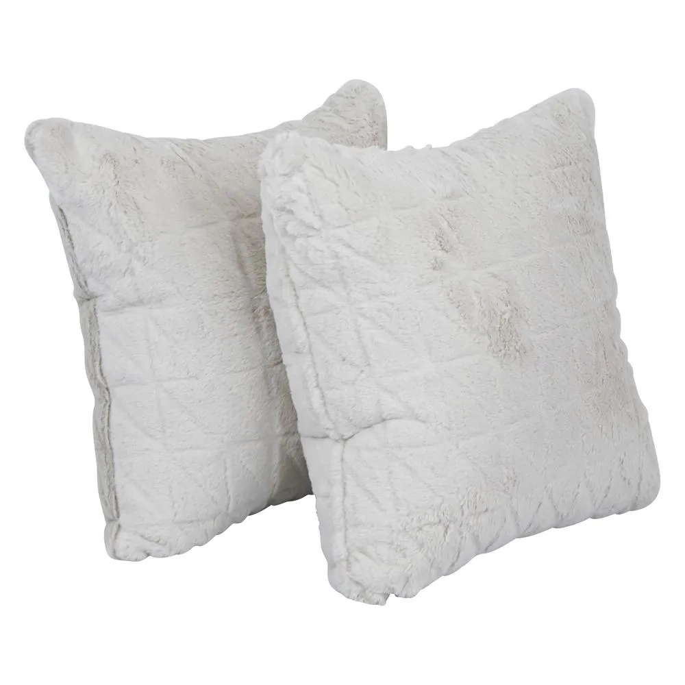 17-inch Jacquard Throw Pillows with Inserts (Set of 2)  9910-S2-ID-159