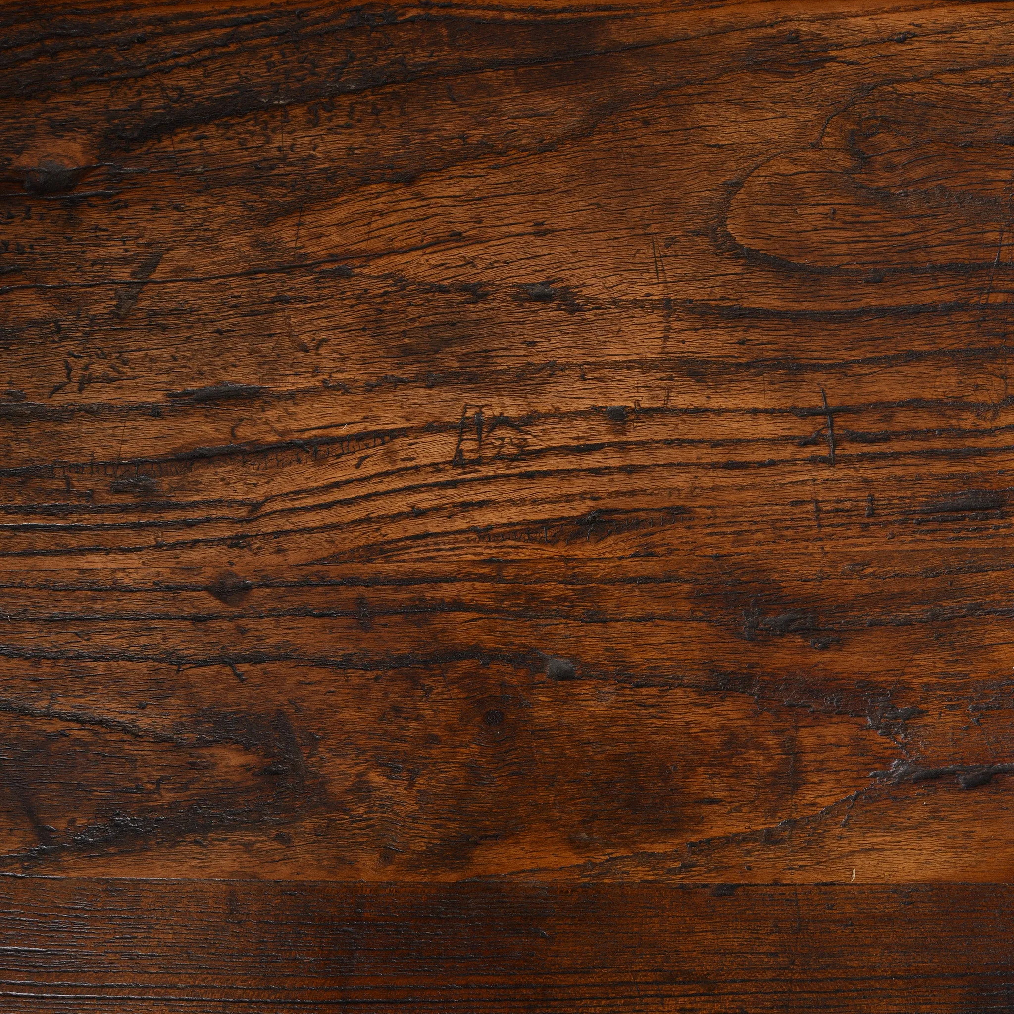 4 Drawer Elm Console Table From Shanxi - 19thC