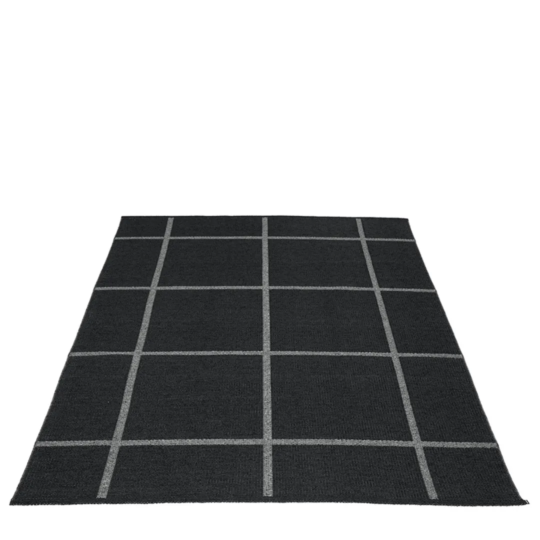 Ada Rug - Black/Granit Metallic