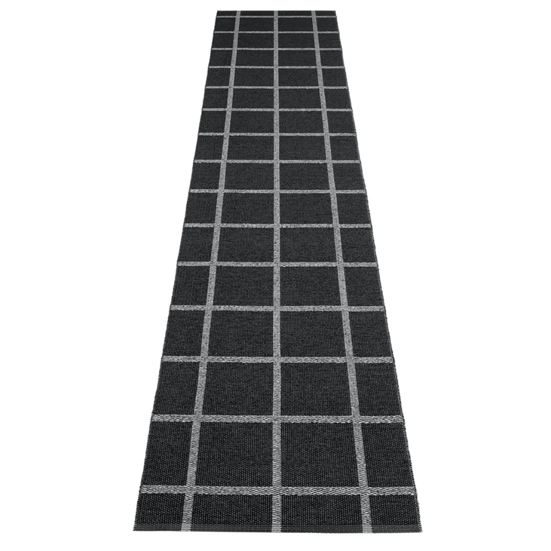 Ada Rug - Black/Granit Metallic