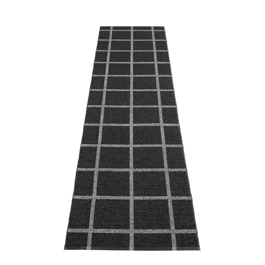 Ada Rug - Black/Granit Metallic