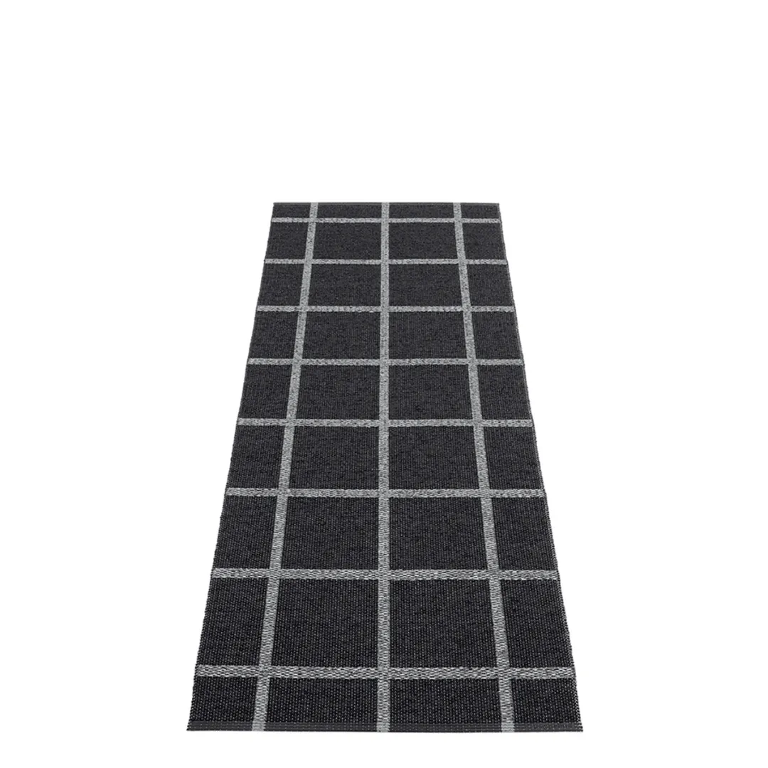 Ada Rug - Black/Granit Metallic