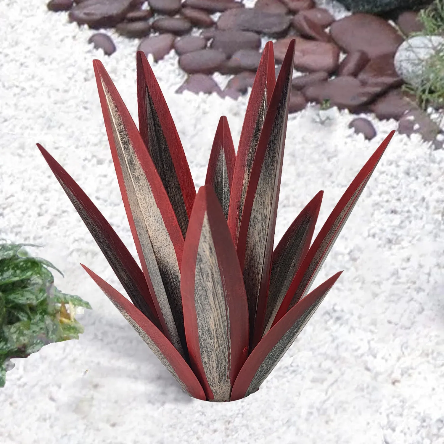 Agave Flower Metal Creativity Decoration Iron Artware Outdoor