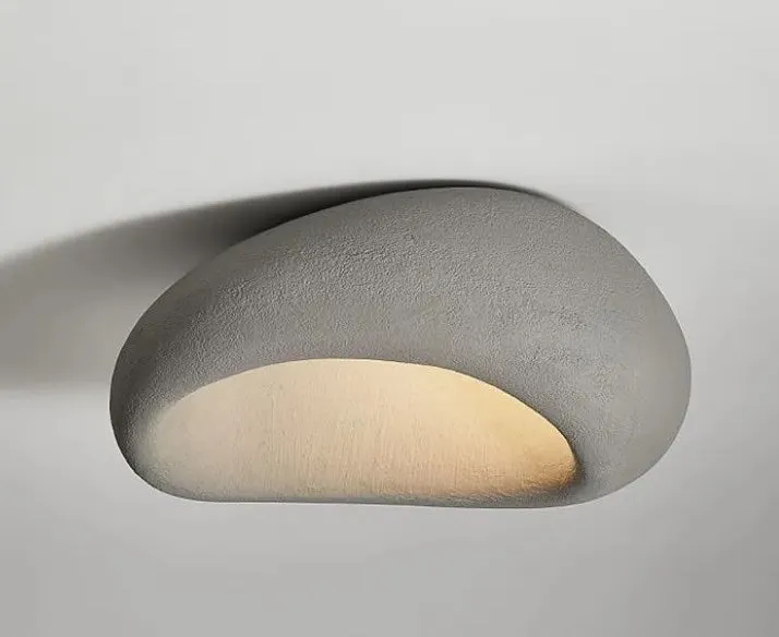 Aoshi - B | Wabi-sabi Style Resin Ceiling / Wall Lamp