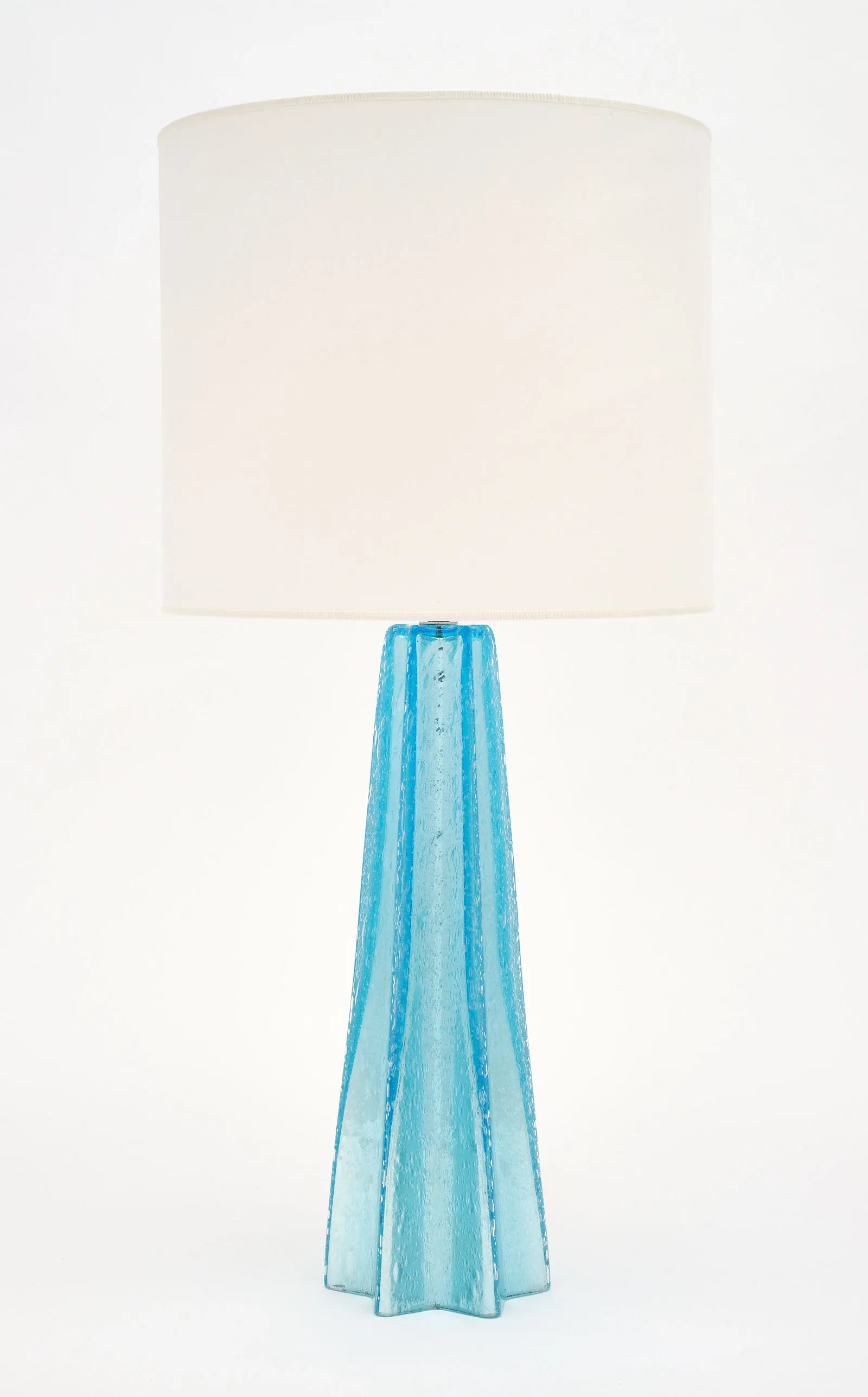 Aqua Murano Pulegoso Glass Lamps