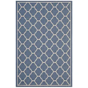 Avena Moroccan Quatrefoil Trellis Indoor and Outdoor Area Rug