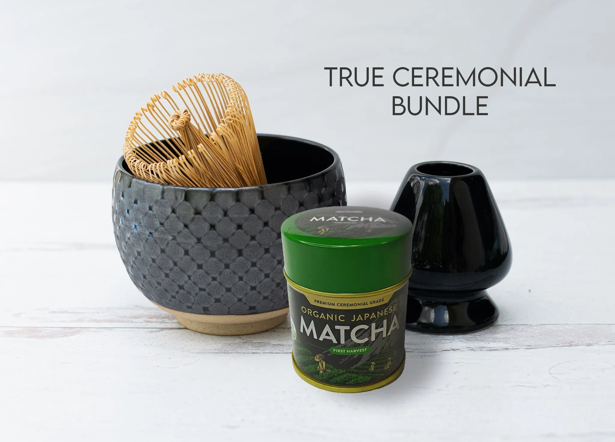 Black Ami Pattern Set | Tea Ceremony