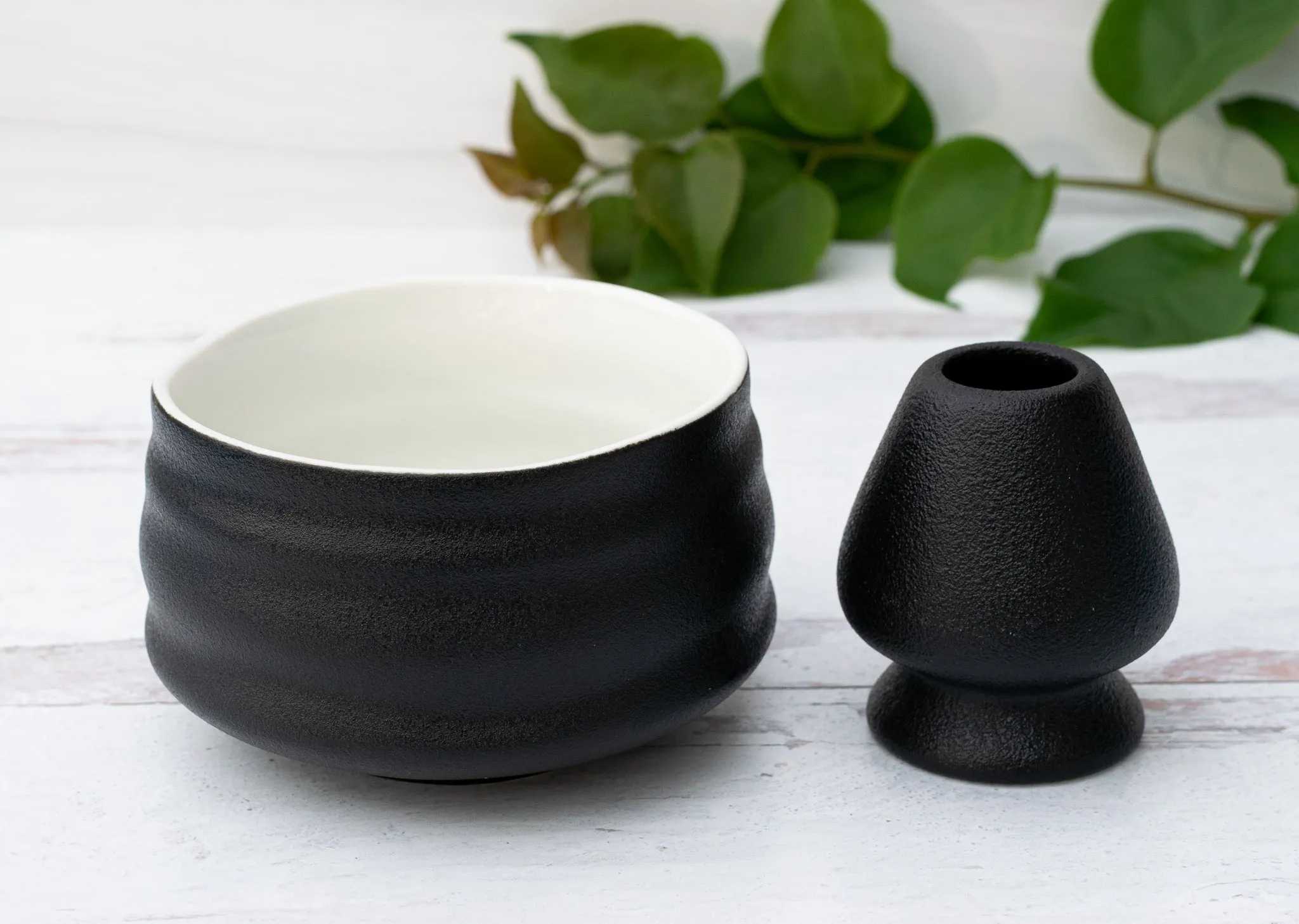 Black and White Matcha Bowl | Tea Ceremony