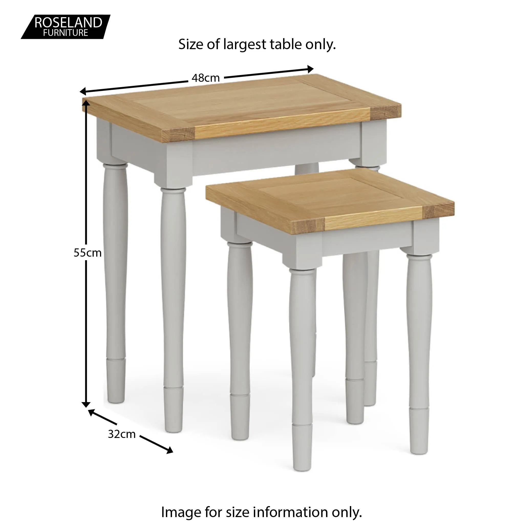 Chichester Nest of Tables - 5 Colours