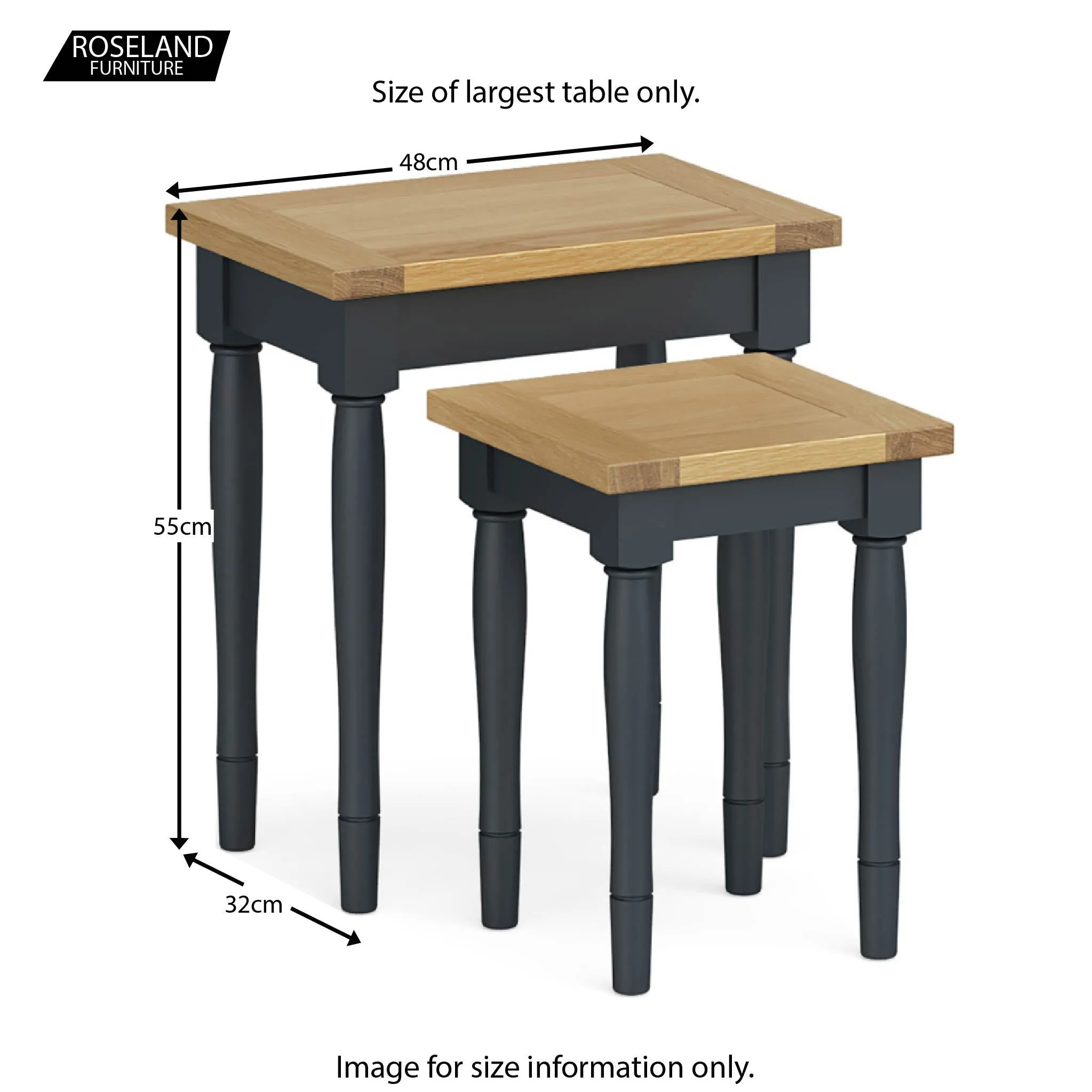 Chichester Nest of Tables - 5 Colours