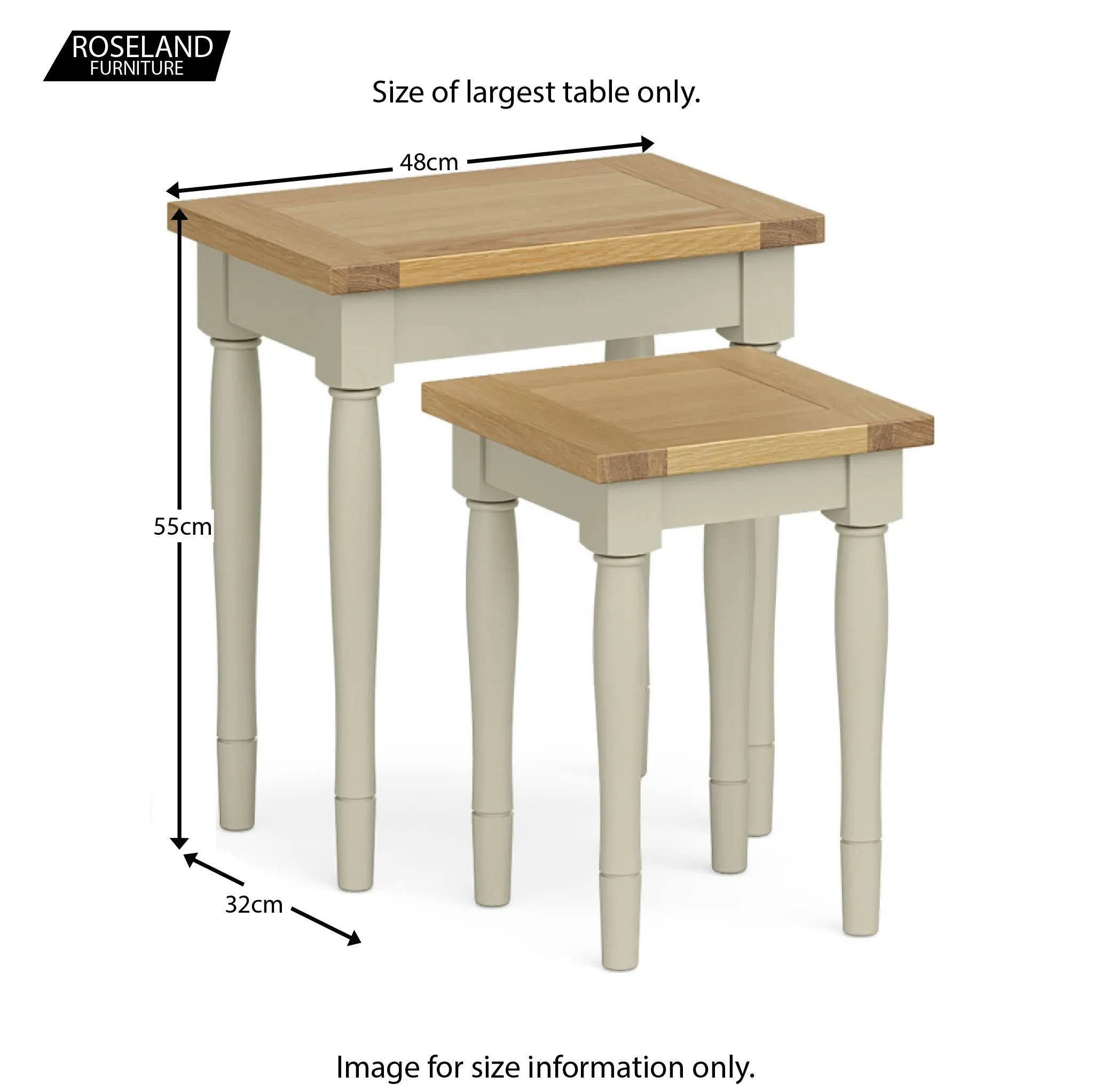 Chichester Nest of Tables - 5 Colours