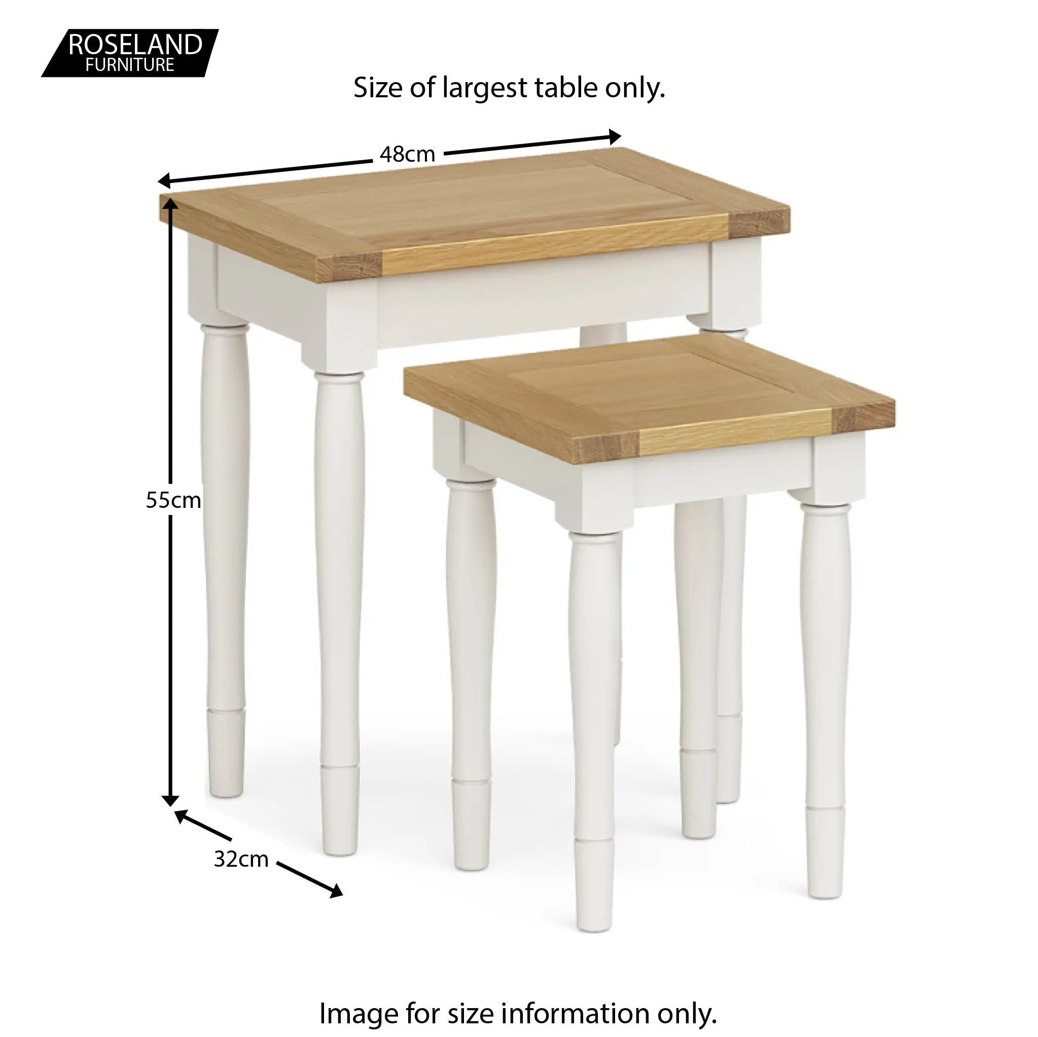 Chichester Nest of Tables - 5 Colours