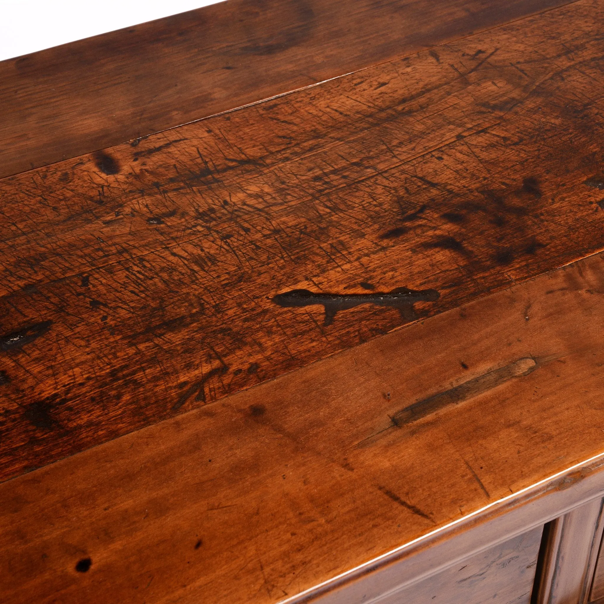 Chinese 3 Drawer Pear Wood Altar Table From Shanxi - 19thC