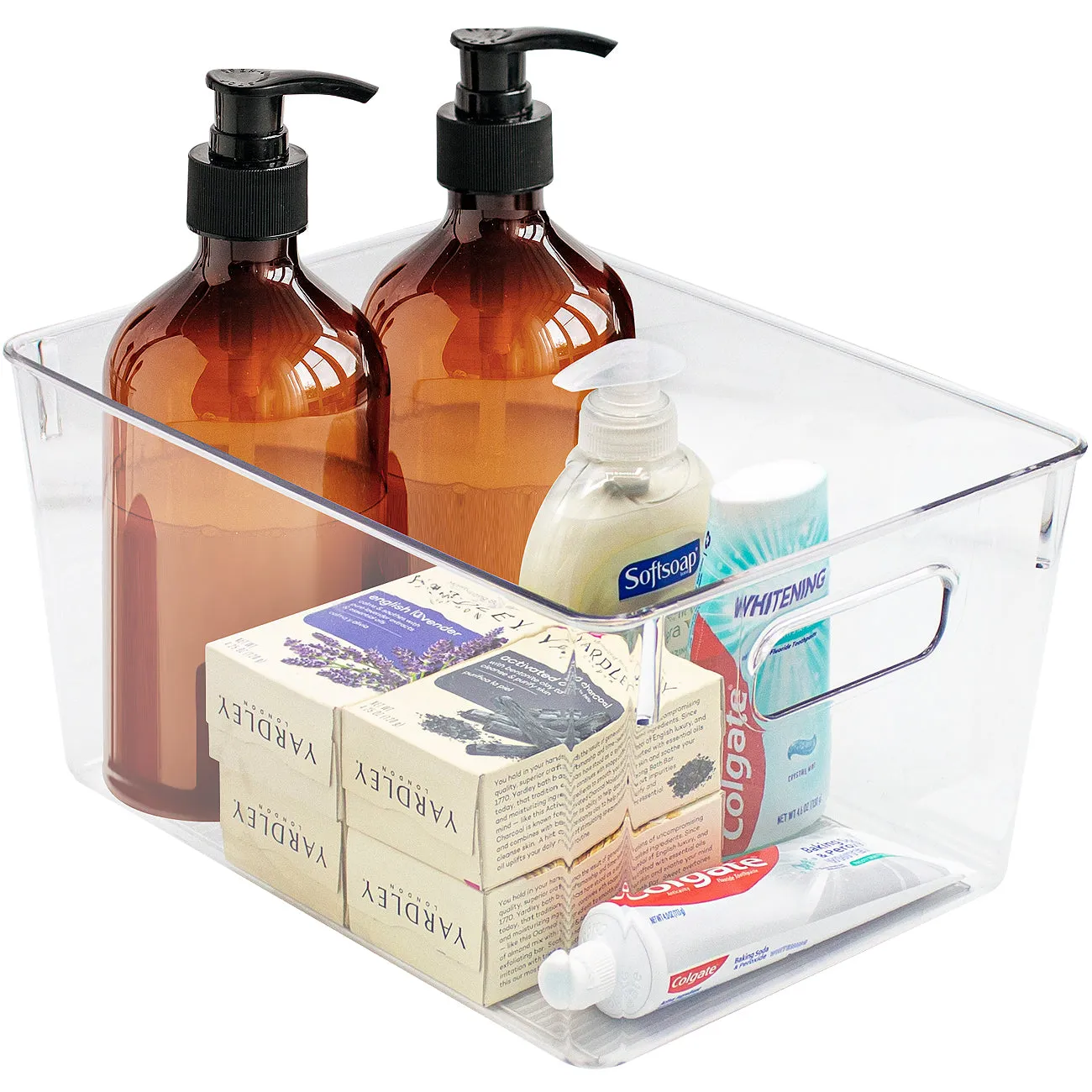 Clear Container Bin Set (3 Pack)