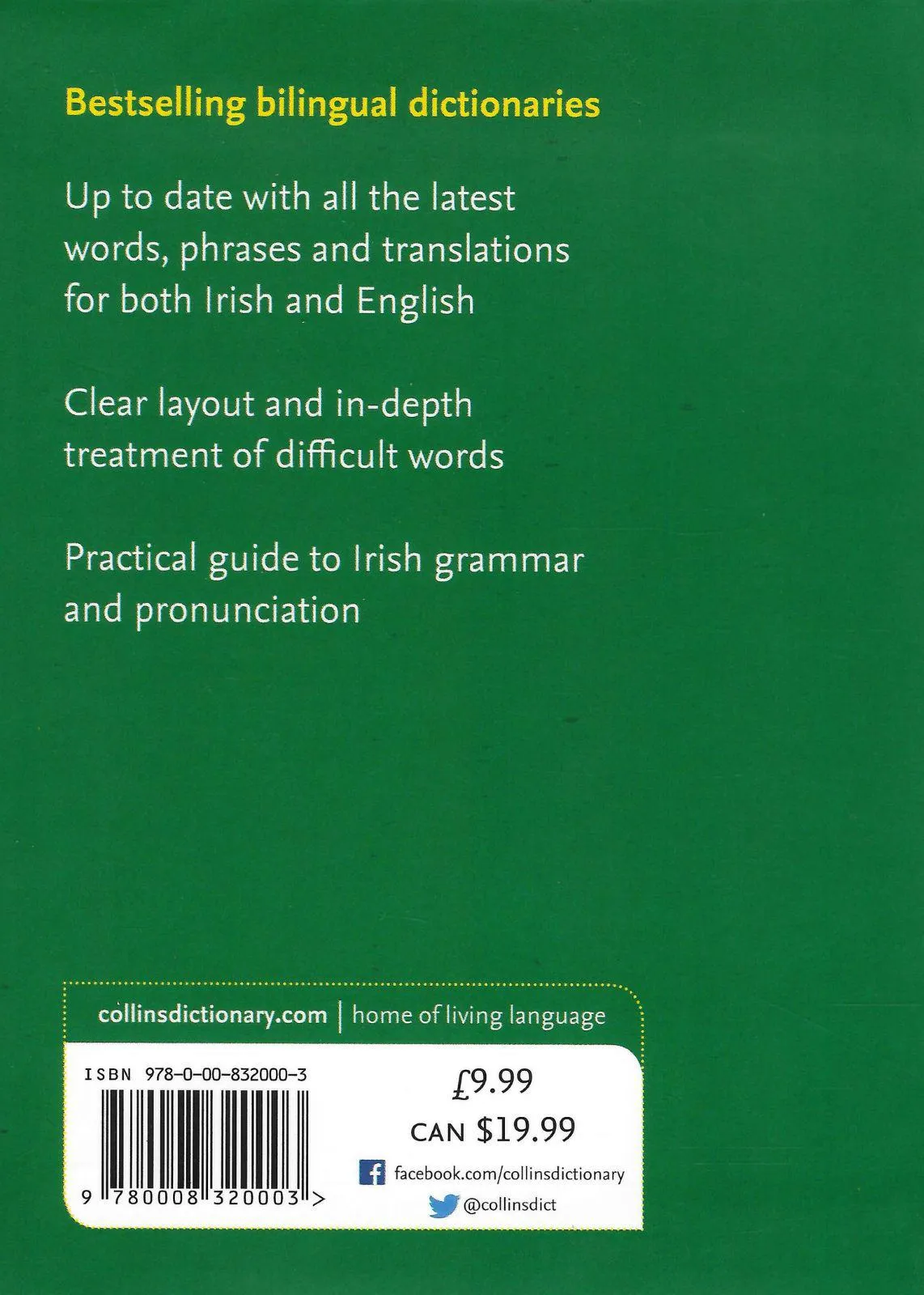 Collins Irish Dictionary Pocket Edition