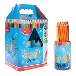 Colouring Pencils X 144 School Pack