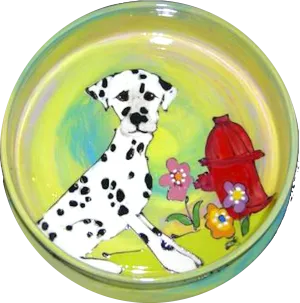 Dalmation Dog Bowl