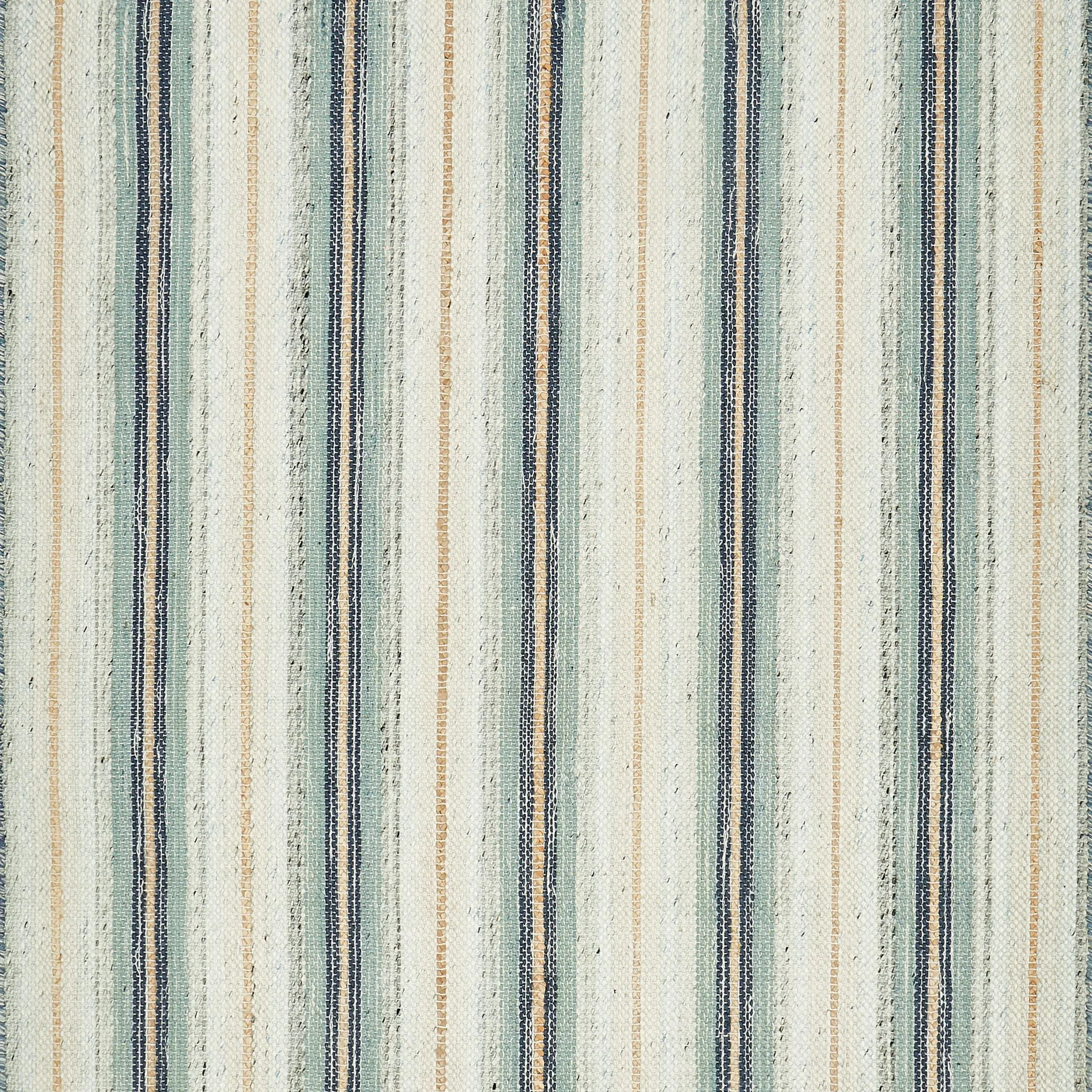 Darlington Flatweave Hand-Made Carpet, Teal