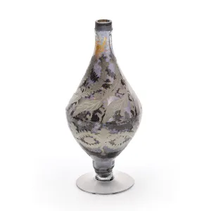 Decor Vase with Antiqued Smokey Etche