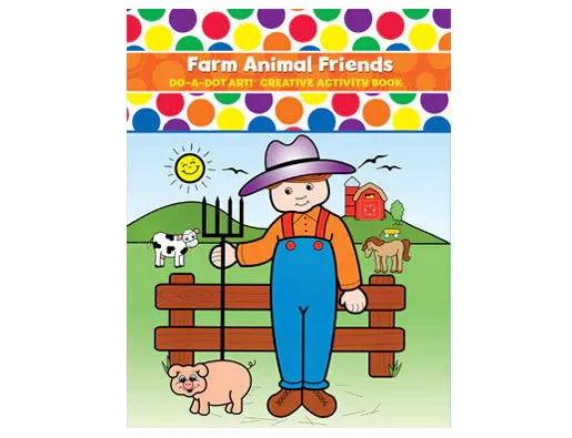 Do-A-Dot Art® Coloring Book: Farm Animal Friends