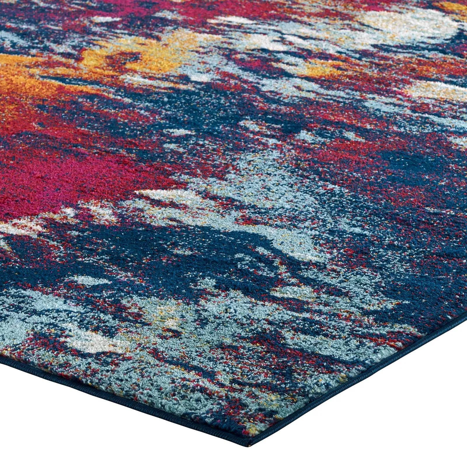 Entourage Foliage Contemporary Modern Abstract Area Rug