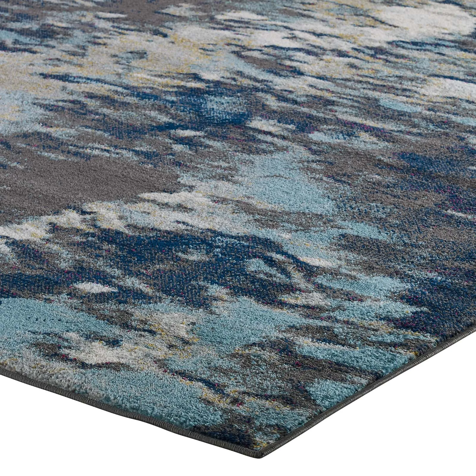 Entourage Foliage Contemporary Modern Abstract Area Rug