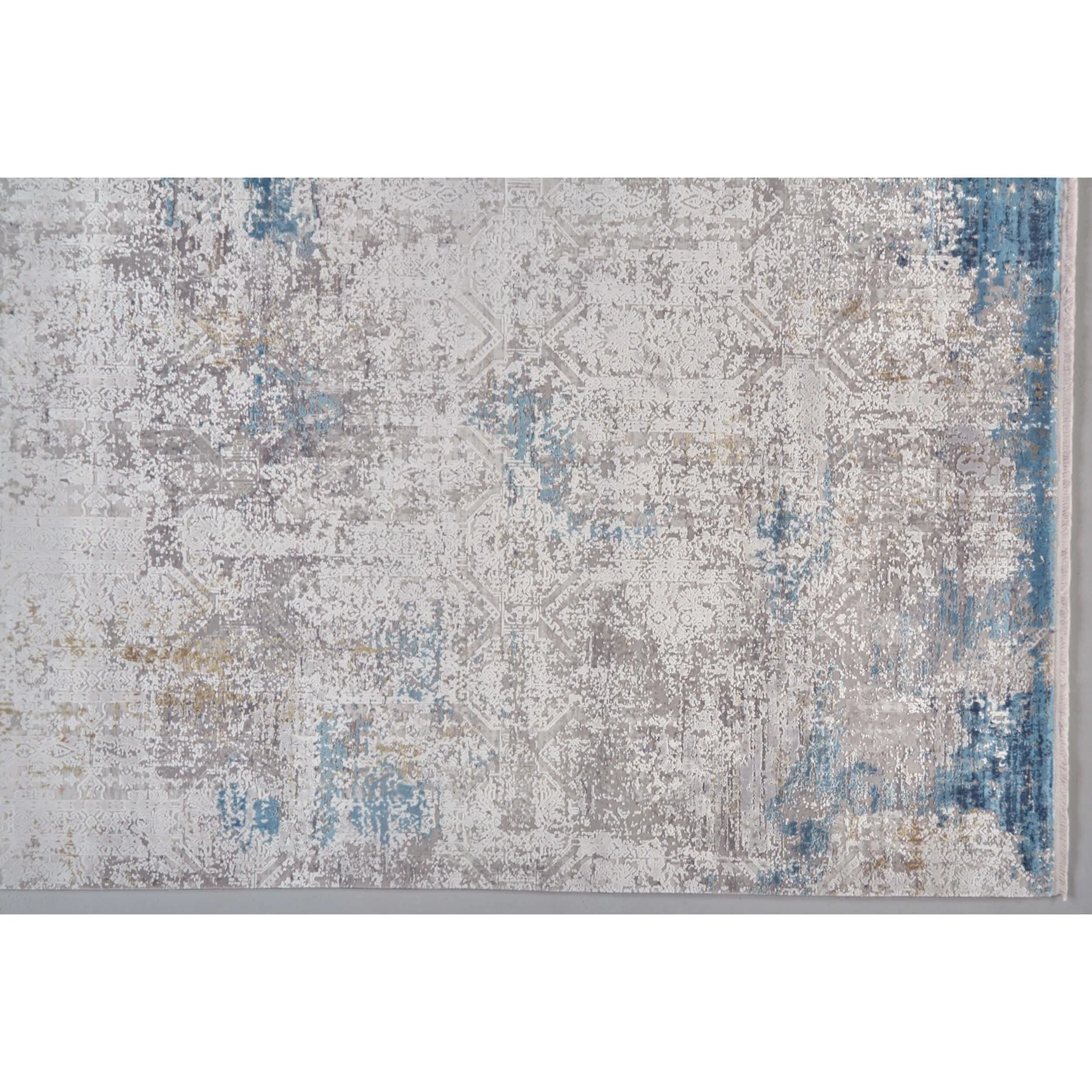 Feizy Rug Cadiz 3889F, Ivory/Blue