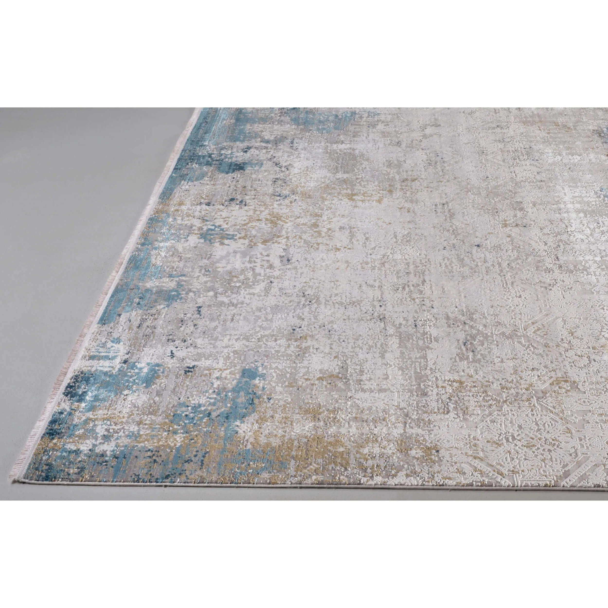 Feizy Rug Cadiz 3889F, Ivory/Blue