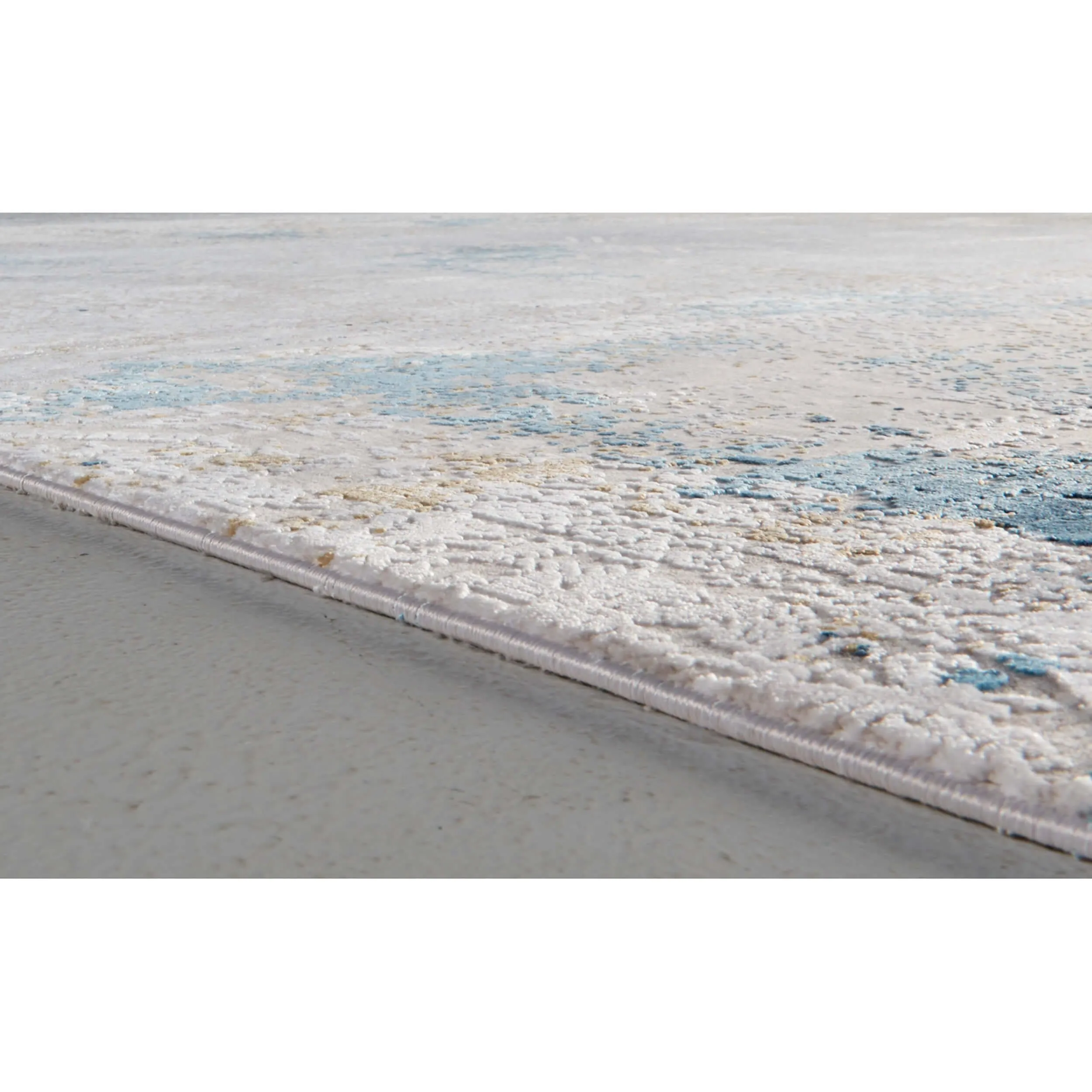 Feizy Rug Cadiz 3889F, Ivory/Blue