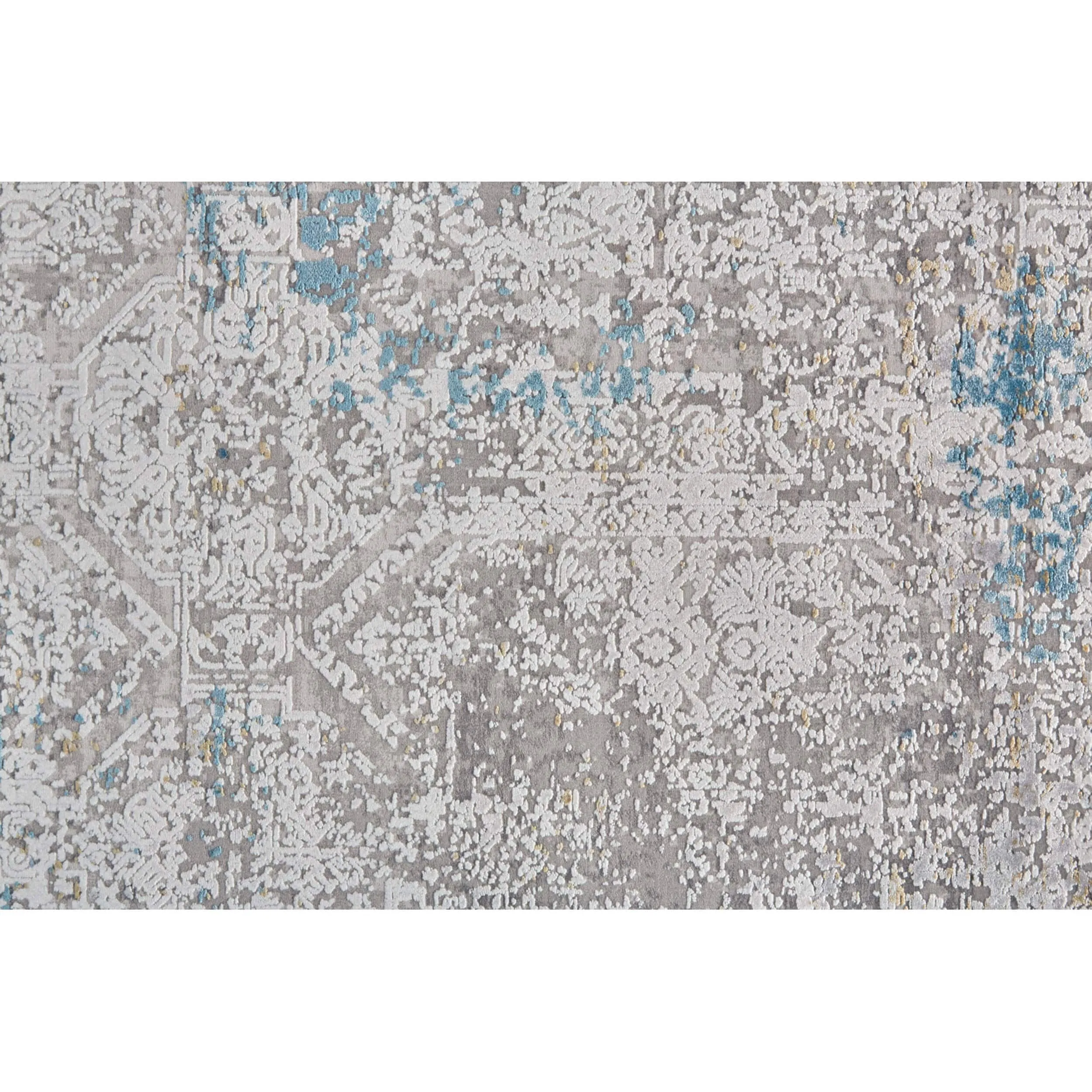 Feizy Rug Cadiz 3889F, Ivory/Blue