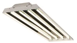 Fluorescent High Bay Fixture 48 Inch  Uses (6) 54-Watt Lamps (Lamps Included)