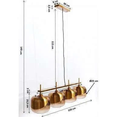 Goblet Quattro Hanging Lamp