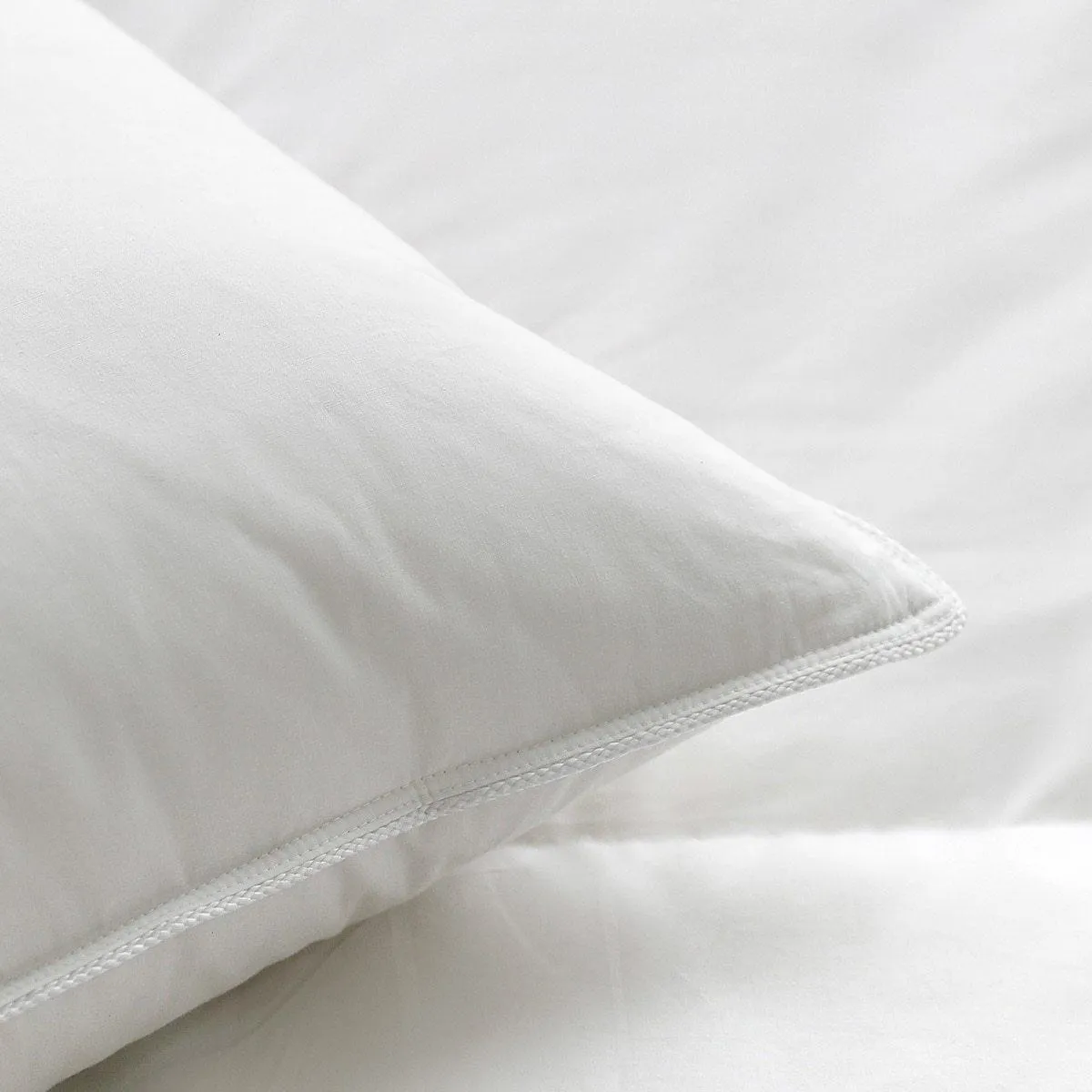 Goose Feather and White Down Pillows ( Set of 2)