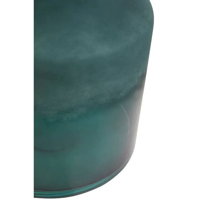 Green Ombre Large Glass Vase