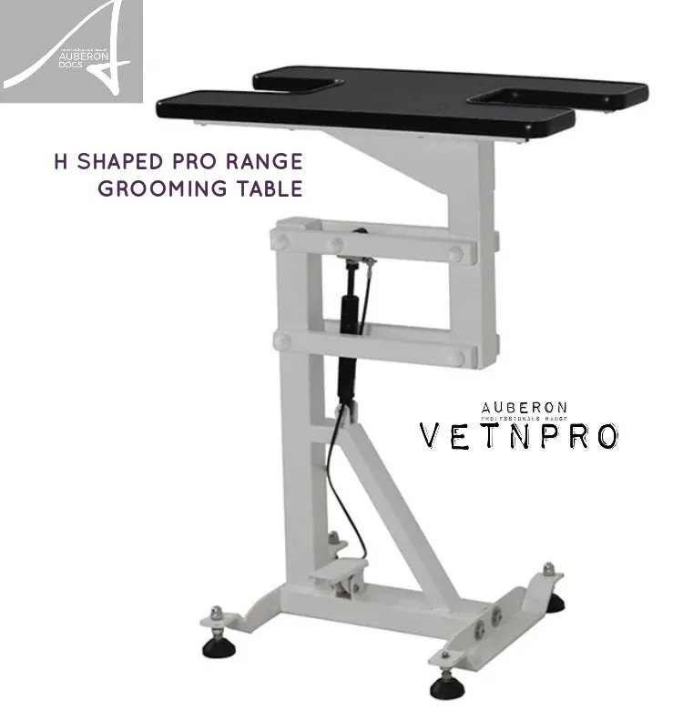 H - Shaped Pro-Range Grooming Table Hydraulic Lift “Easy Reach”  Underbelly & Legs