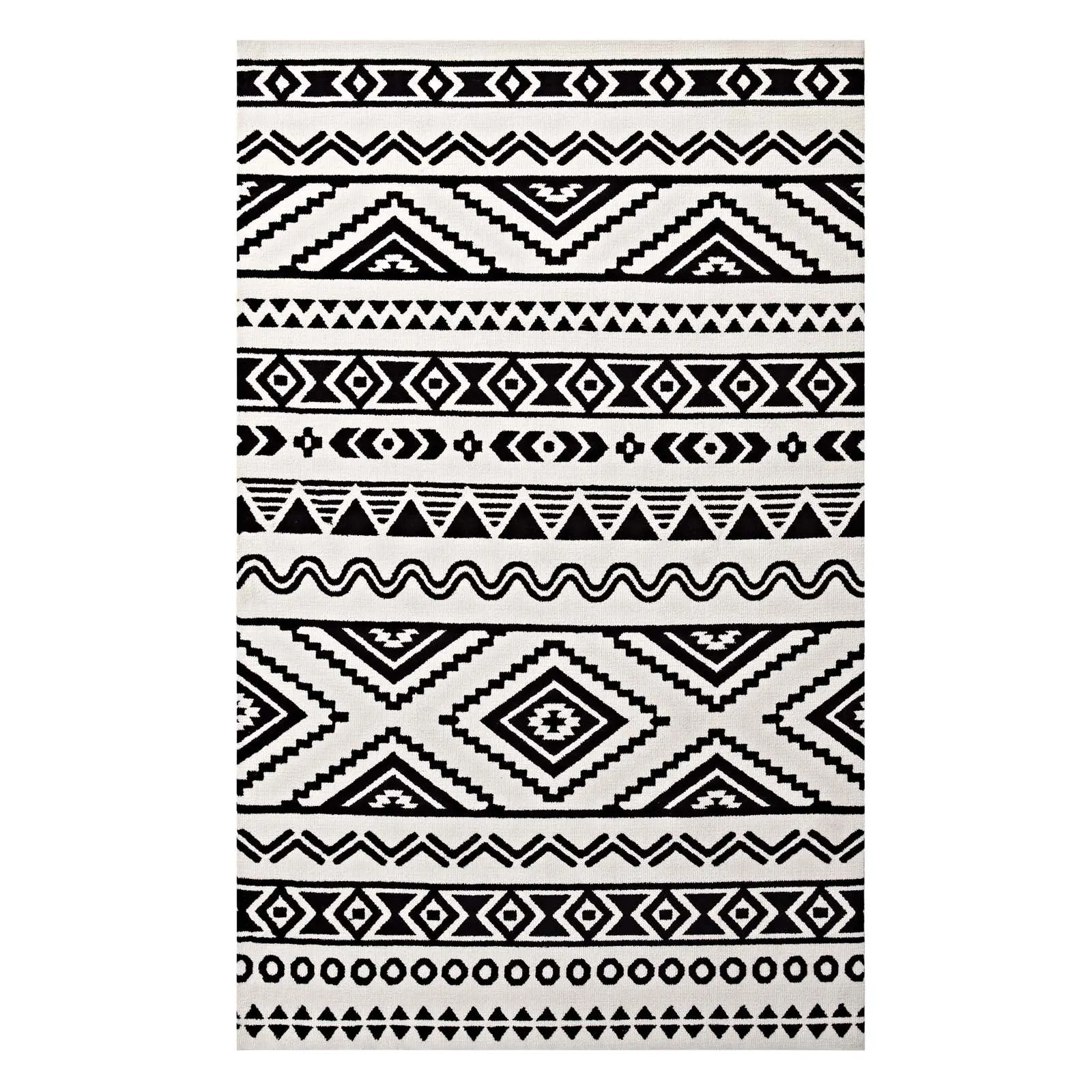 Haku Geometric Moroccan Tribal Area Rug