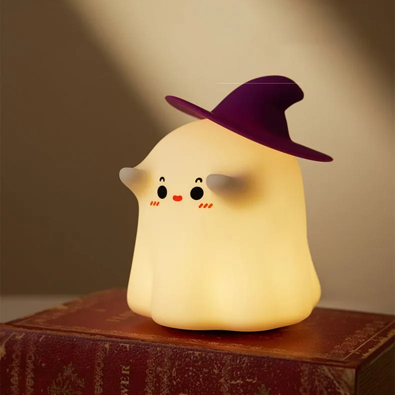 Halloween Themed Cute Ghostess Silicon 3D Touch 3D Lamp