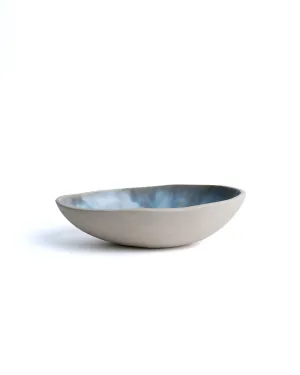 Iridescent Oval Irregular Bowl