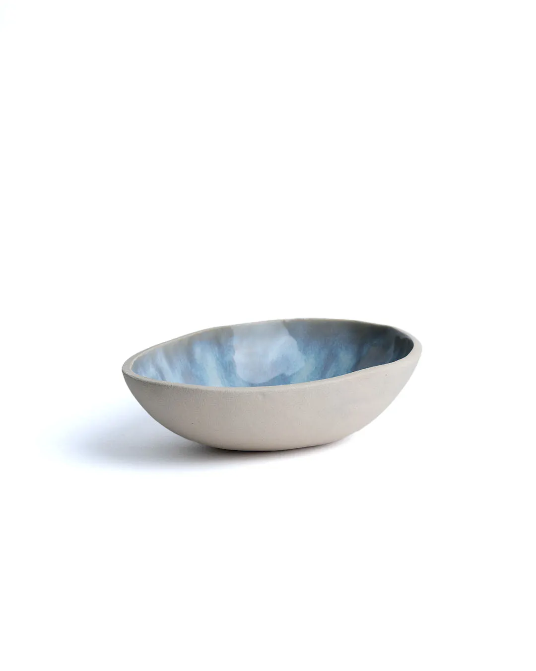 Iridescent Oval Irregular Bowl