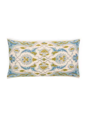 Isfahan Lumbar Pillow Natural Linen