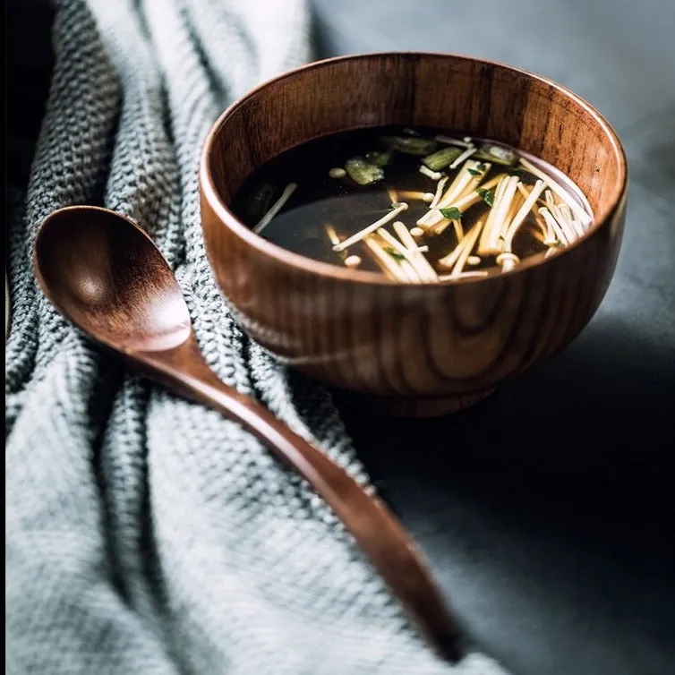 Japanese Style Wooden Bowls