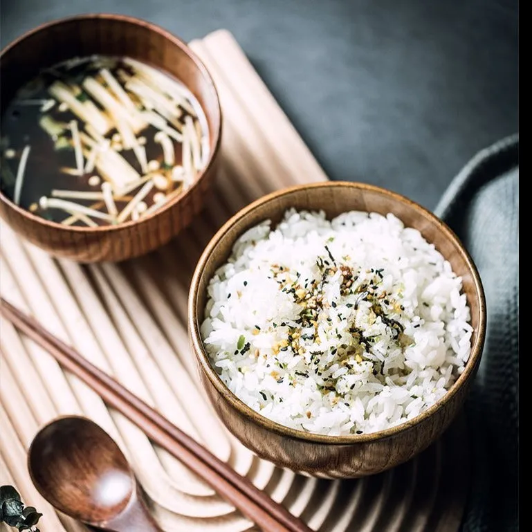 Japanese Style Wooden Bowls