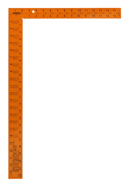 Johnson Level 16" x 24" Easy-Read™ Steel Framing Square