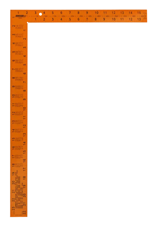 Johnson Level 16" x 24" Easy-Read™ Steel Framing Square