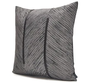 Large Simple Modern Pillows, Modern Throw Pillows for Living Room, Decorative Modern Sofa Pillows, Black Gray Modern Throw Pillows for Couch