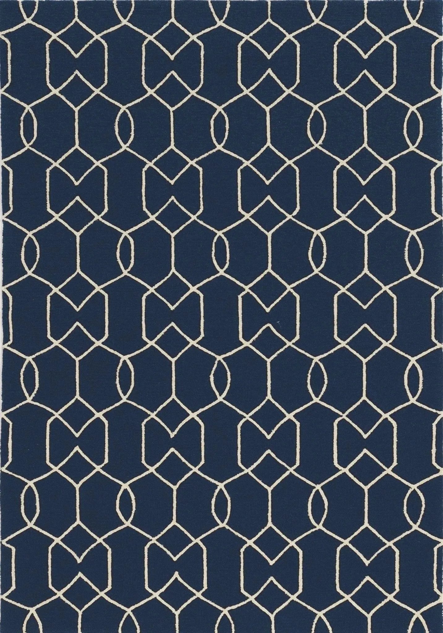 Libby Langdon Hamptons 5230 Navy Groovy Gate Area Rug